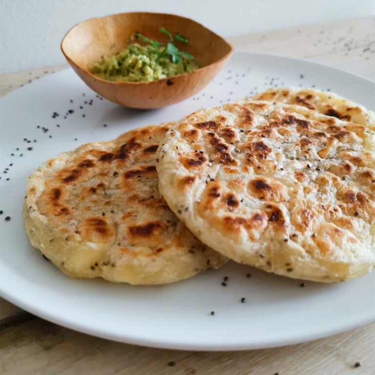 2 arepas de yuca y chia