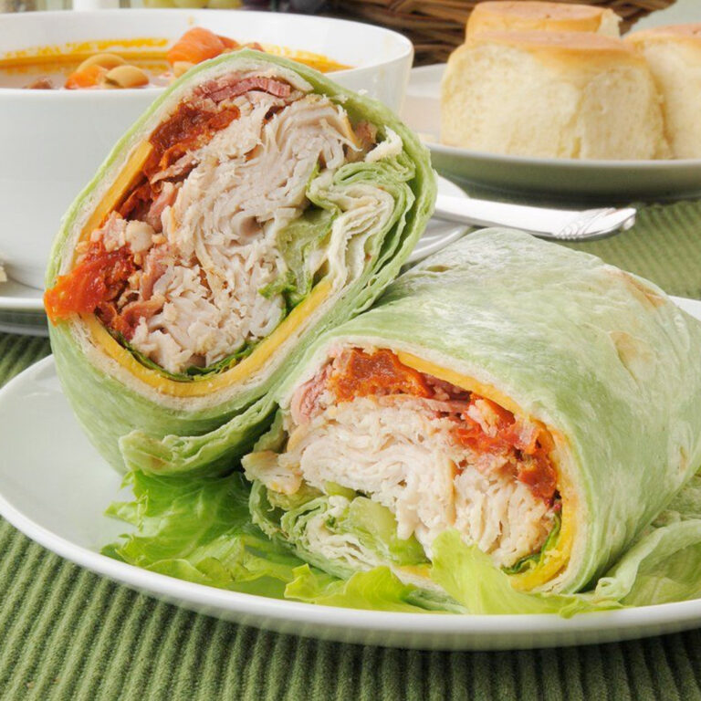 Wrap de espinaca